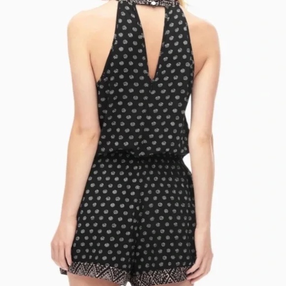 Splendid Island Stamp Twist Neck Romper Small - Picture 3 of 11